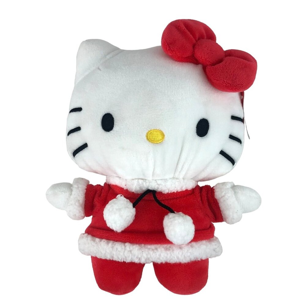 Hello Kitty Christmas 8" Stuffed Plush Animal Toy 2022